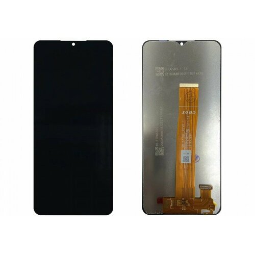 Дисплей для Samsung A022G/M127F (A02/M12) в сборе с тачскрином Черный дисплей samsung a125f a022g m127f a12 a02 m12 тачскрин черный