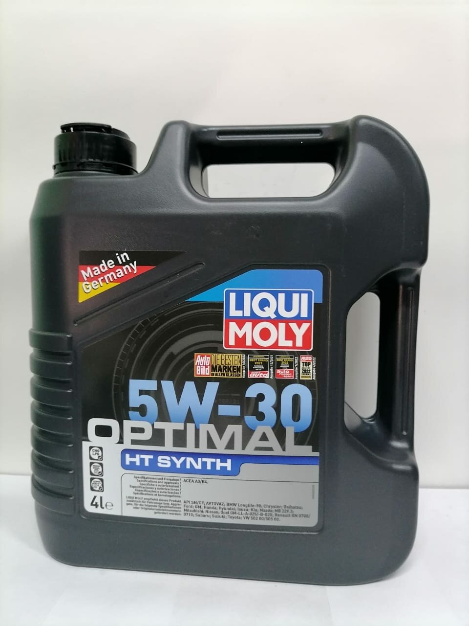 Моторное масло LIQUI MOLY Optimal HT Synth 5W-30, 4л, артикул 39001