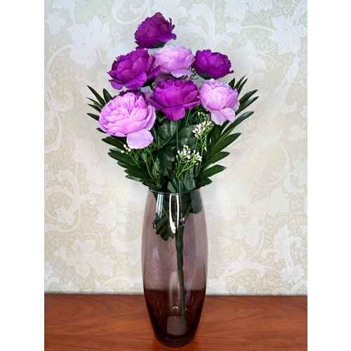 Розы пионовидные Фиолетовые искусственные цветы Декор для дома 575₽