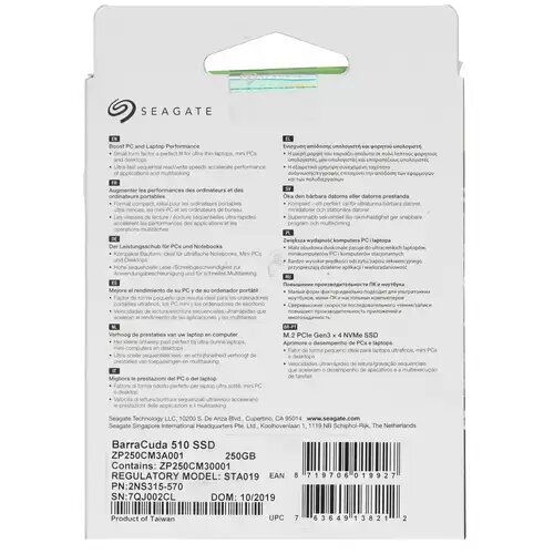 Seagate ZP250CM3A001 250GB M.2 - фото №16