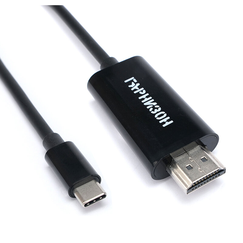 Аксессуар Гарнизон Type-C - HDMI v1.4 1.8m Black GCC-A-CM-HDMI-1.8M