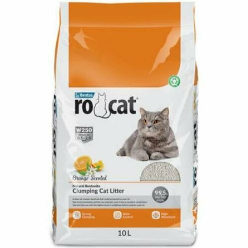 Ro Cat Ro Cat комкующийся наполнитель без пыли с ароматом апельсина пакет (Orange) ROCT-1122-PE10L-0800 8,5 кг 58029 (2 шт)