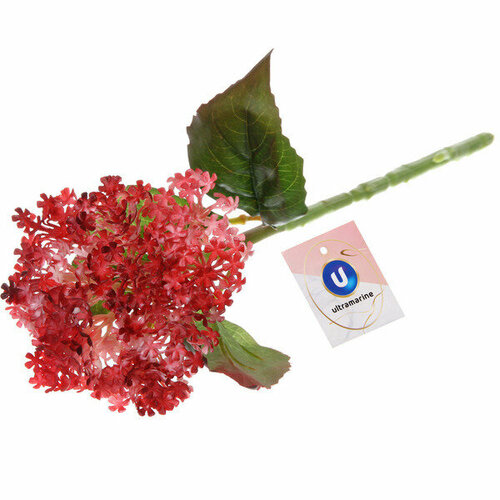 Искусственные цветы «Летняя фантазия» Гортензия 35см цвет бордовый