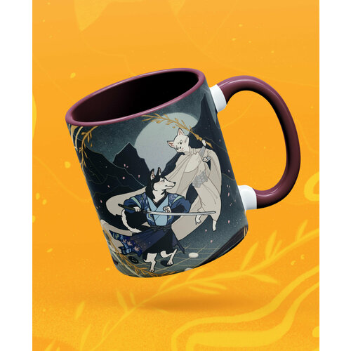 Кружка Хаски и белый кот от Антейку 1200₽