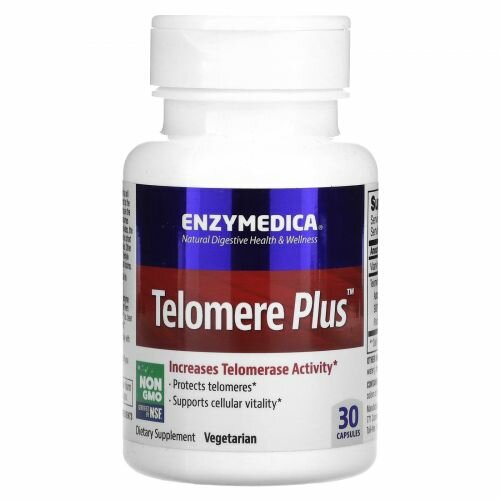 Enzymedica, Telomere Plus, Ферменты теломеры плюс, 30 капсул