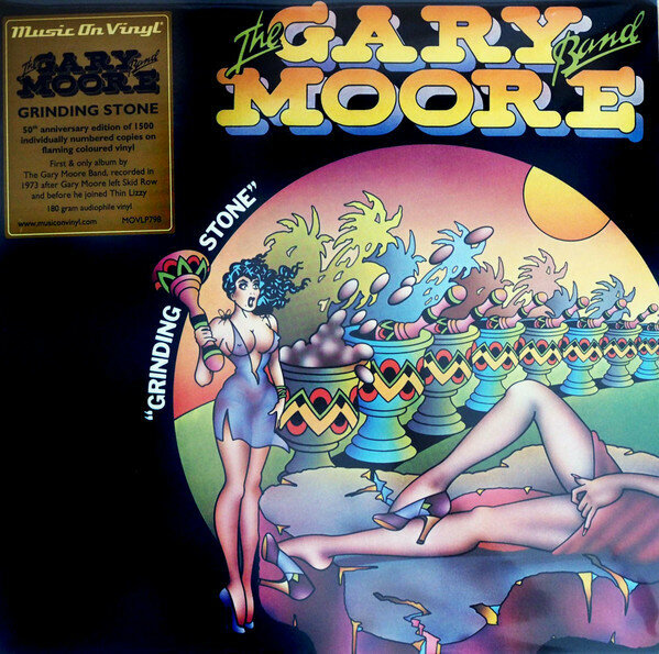 Виниловая пластинка GARY MOORE -BAND- / Grinding Stone (Flaming) (1LP)