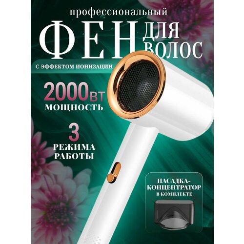 Фен для волос профессиональный с насадками стайлер 51500₽