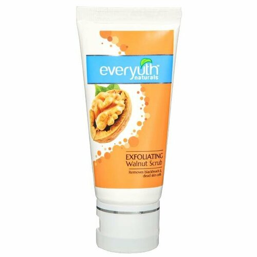 EXFOLIATING WALNUT SCRUB Everyuth Naturals (Отшелушивающий скраб с грецким орехом), 25 г. скраб для лица utena из скорлупы грецкого ореха и белой глины 120 гр