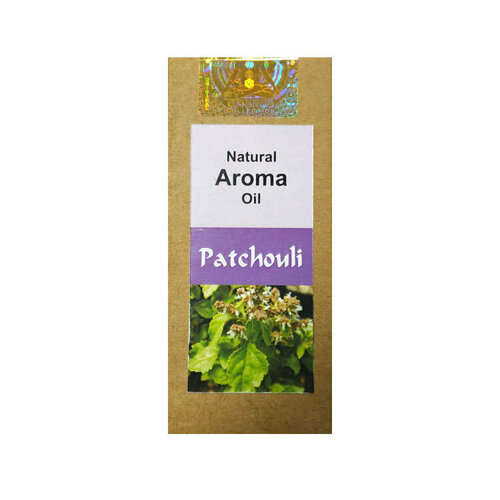 Natural Aroma Oil PATCHOULI, Shri Chakra (Натуральное ароматическое масло пачули, Шри Чакра), 10 мл.