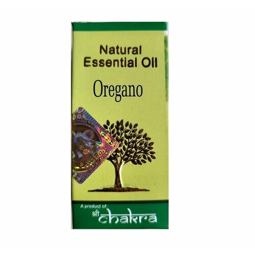 специя айдиго орегано 10г Natural Essential Oil OREGANO, Shri Chakra (Натуральное эфирное масло орегано (душица обыкновенная), Шри Чакра), 10 мл.