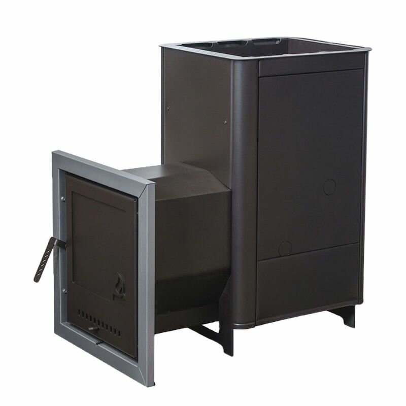 фото Печь для бани Варвара Мини укороченная без контура дровяная каменка