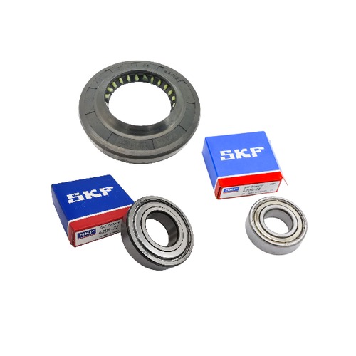 Ремкомплект бака стиральной машины LG, подшипники 6205 ZZ SKF, 6206 ZZ SKF и сальник 37*66*9,5/12 со смазкой