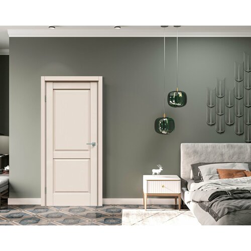 Дверь межкомнатная TRIADOORS 628 глухая в комплекте. ПВХ, Магнолия CONCEPT, МДФ, 80х200 см. 1 шт.