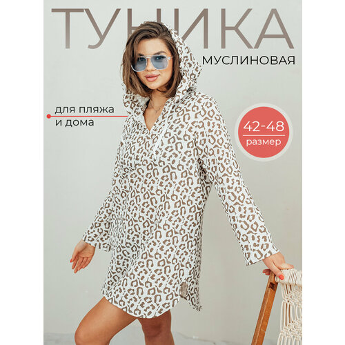 фото Туника fabrika tekstilya базовая коллекция, размер 42