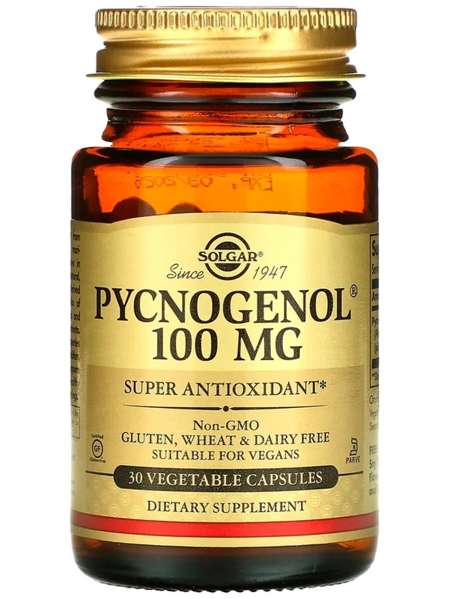 Pycnogenol (Пикногенол ) 100 мг, 30 капсул