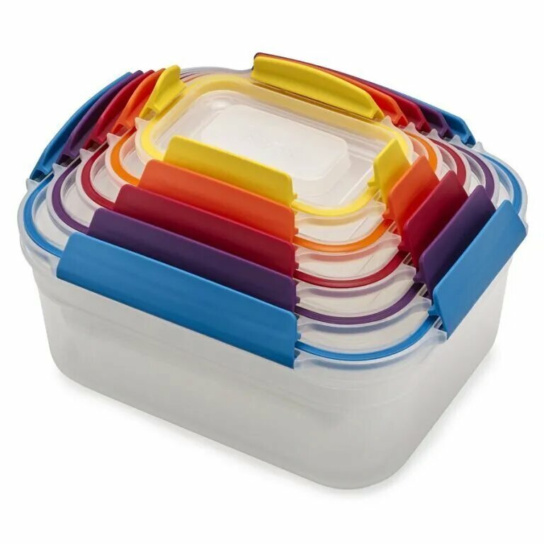 Набор контейнеров Nest Lock Tramontano герметичные с крышками 5 штук 230 - 3000мл