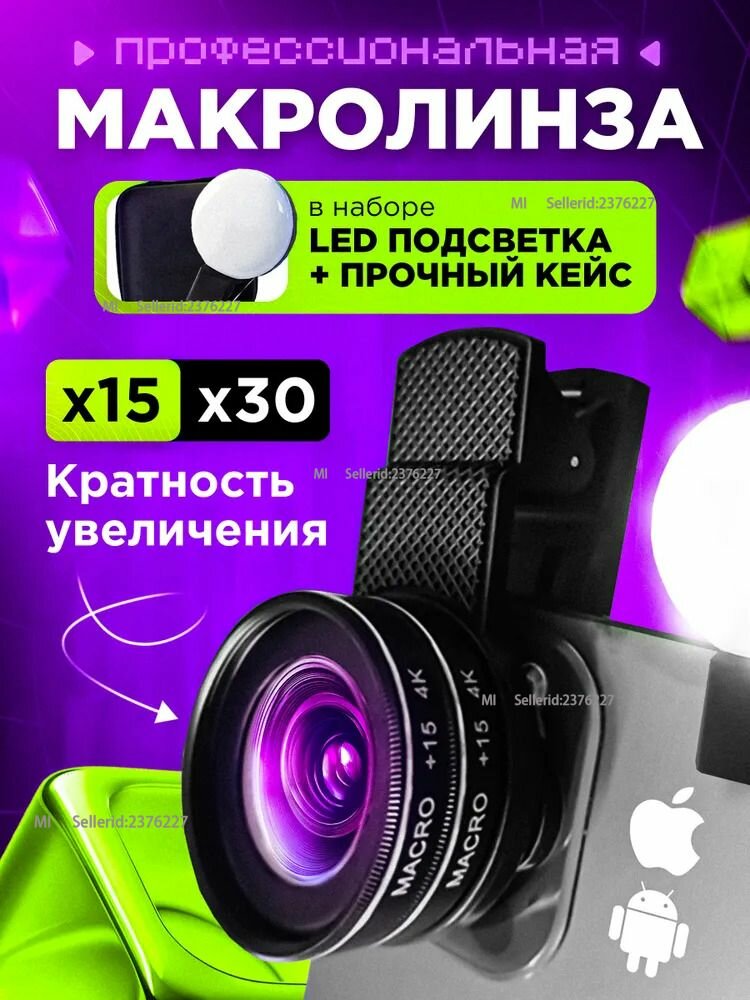 Макролинза для телефона