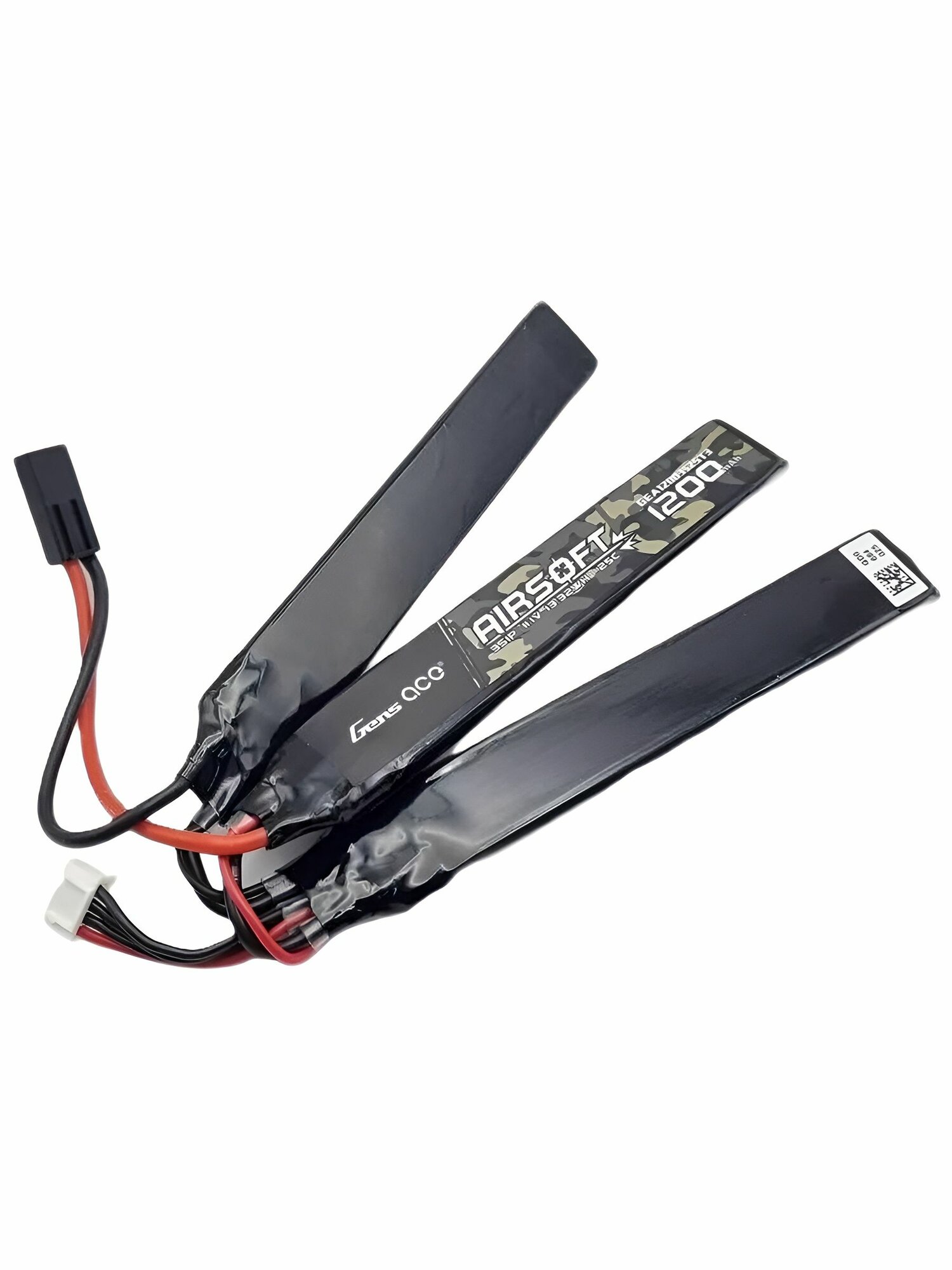 Аккум 11.1V 1200mAh 25C CQB LiPo (Gens Ace) Mini