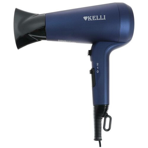 Фен Kelli KL-1127 121 2400Вт 2 скорости 3 режима нагрева режим хол воздуха насадка-концентрат 130000₽