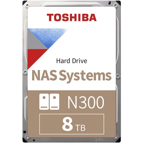 Жесткий диск Toshiba N300 8 ТБ HDWG180UZSVA жесткий диск toshiba 8 tb hdwg180uzsva
