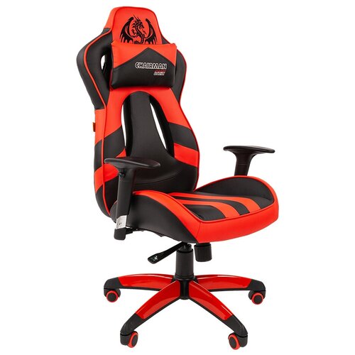 фото Игровое кресло chairman game 25 00-07054931 (black/red)