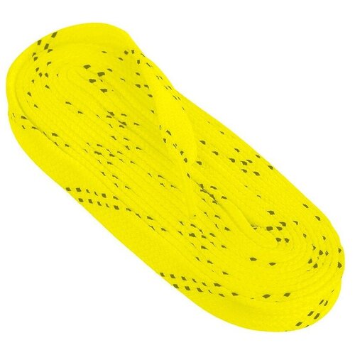 Шнурки для коньков с пропиткой Texstyle 1510 MT жёлтый/синий (274см)