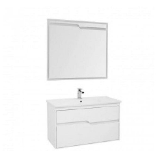 Aquanet Комплект мебели для ванной Aquanet Модена 100 белый