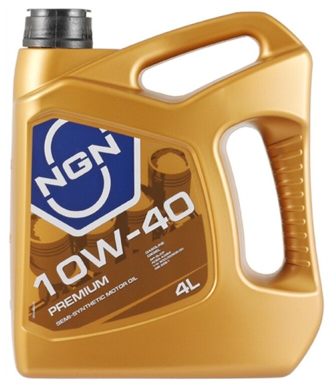 Полусинтетическое моторное масло NGN Premium 10W-40