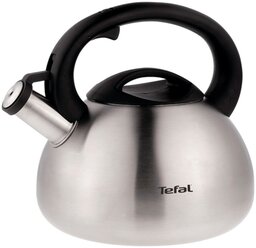 Tefal Чайник со свистком C7921024, 2.5 л, стальной