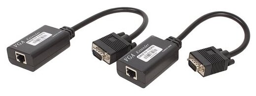 фото Удлинитель VGA VE062 extender 15M-15M по витой паре кабель до 60 метров без доп-питания