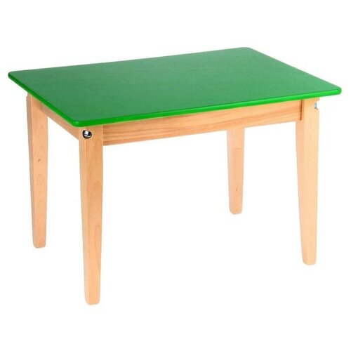 Стол детский №0 (Н=400) (600х450), цвет зелёный