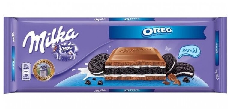 Шоколад Milka Oreo 300 грамм