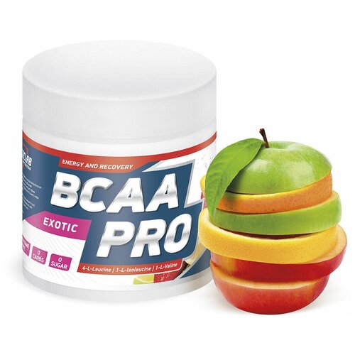 BCAA (БЦАА) GeneticLab Nutrition, BCAA Pro, 250 грамм, Россия, Вишня