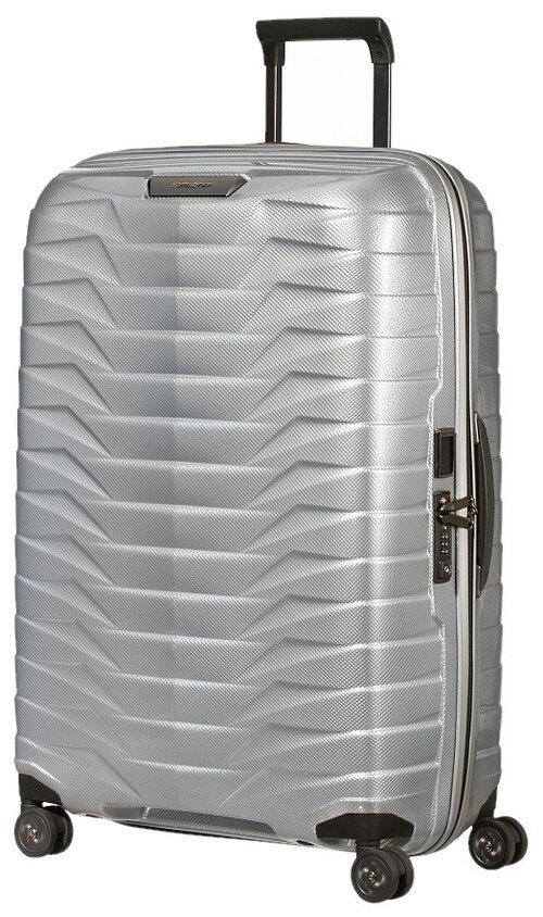 Чемодан Samsonite, 98 л, размер L, серебряный