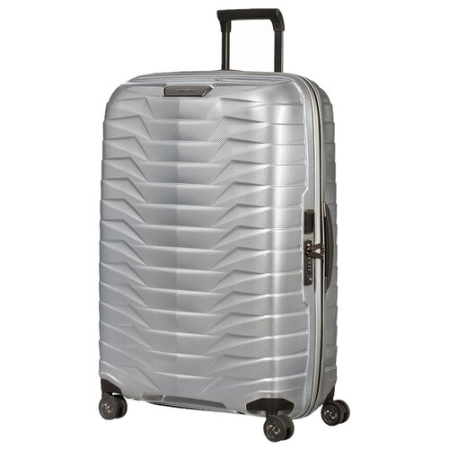 Чемодан Samsonite, 98 л, размер L, серебряный