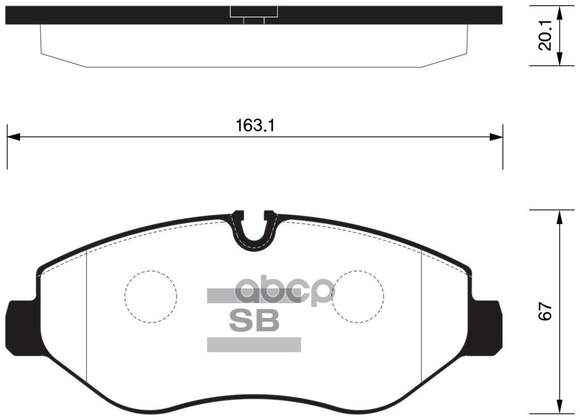 Тормозные колодки задние SP1691 для KIA SORENTO III (UM) 2015-