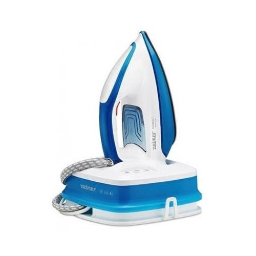 фото Zelmer паровая станция zis8400x compact white/blue zelmer