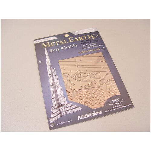 Небоскрёб Burj Khalifa, металлический 3D конструктор Metal Earth, FSC020