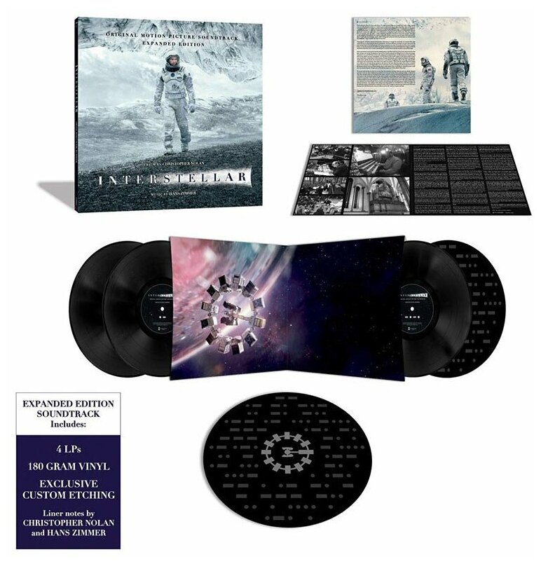 OST Interstellar Music By Hans Zimmer (4 LP)