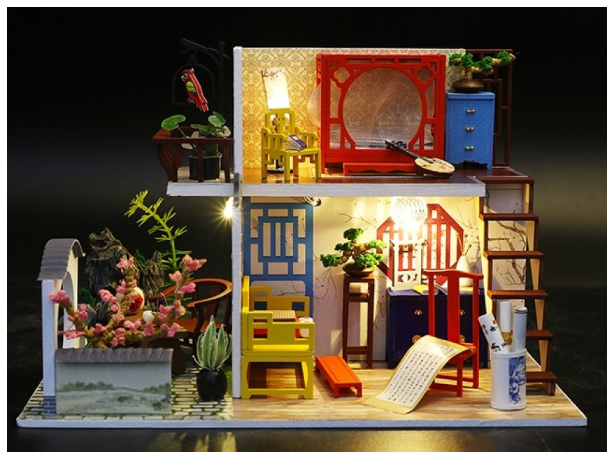 DIY Mini House Румбокс "Восточный лофт" Diy House - фото №4