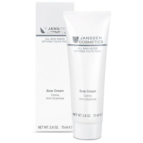 Janssen Cosmetics, Крем против рубцовых изменений кожи Retexturising Scar Cream, 75 мл janssen cosmetics all skin needs scar cream крем для лица против рубцовых изменений кожи 75 мл