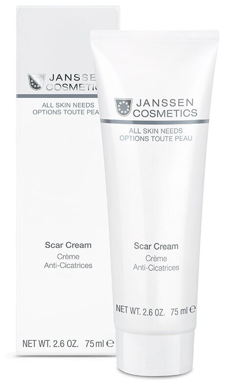 Janssen Cosmetics, Крем против рубцовых изменений кожи Retexturising Scar Cream, 75 мл