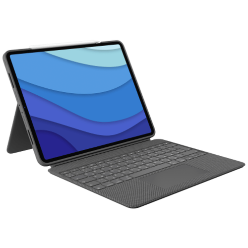 фото Чехол для ipad pro 12.9 (2021) logitech keyboard combo touch black