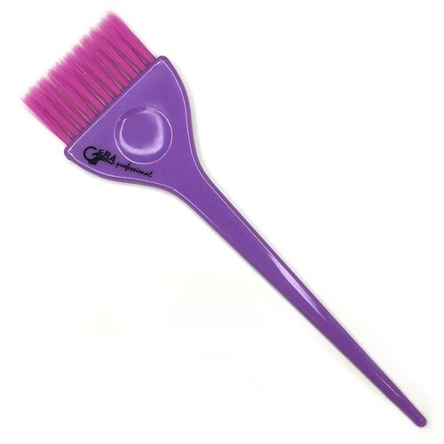 Gera Professional, Кисть, светло-фиолетовая щетина, цвет фиолетовый