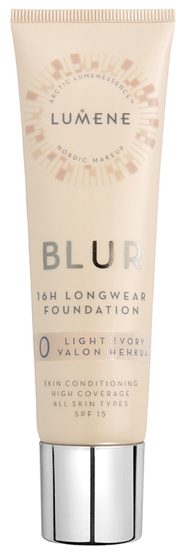 Устойчивый тональный крем Lumene Blur 16 часов SPF 15, 0.5 Fair Nude, 30мл - фото №1