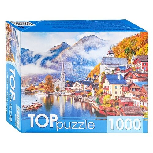 Пазлы Рыжий кот 1000 деталей, TOP puzzle Австрия, Гальштат (ГИТП1000-2153)