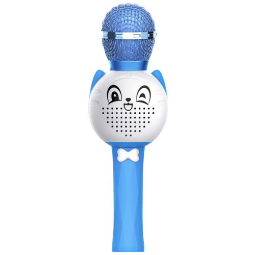 Детский Bluetooth микрофон K3 с динамиком караоке, синий