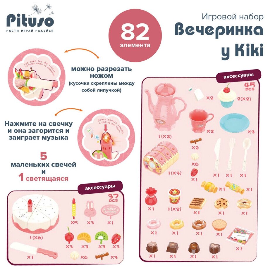 Игровой набор Pituso Вечеринка у Kiki - фото №3