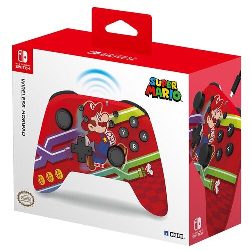 Nintendo Switch Геймпад Hori Wireless Horipad (Super Mario) для консоли Switch (NSW-310U)