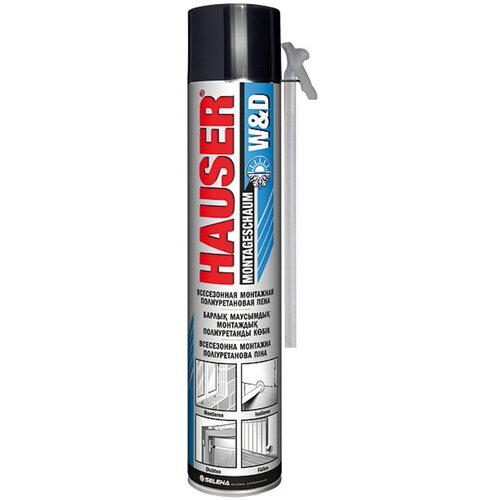 Пена монтажная всесезонная Hauser Base 500мл 335₽